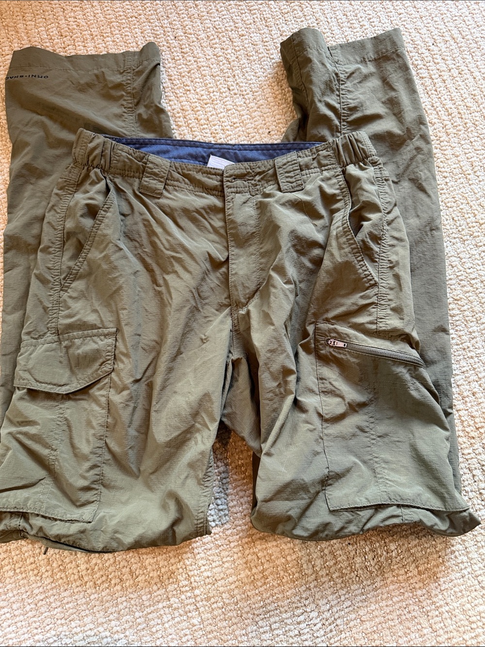Columbia Men’s 30x34 convertible hiking pants